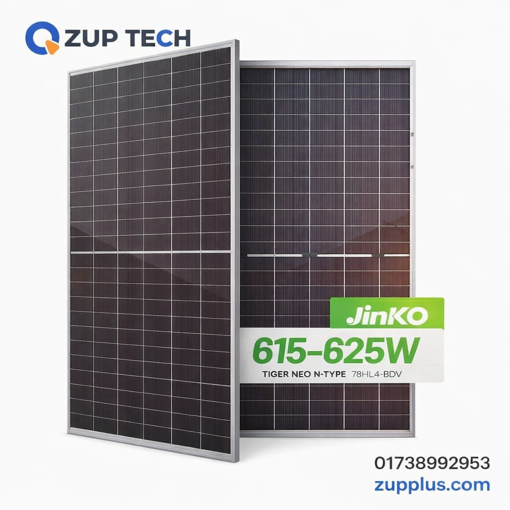 Jinko 625W Bifacial With Dual Glass Solar Panel